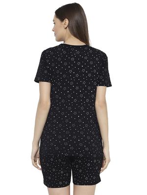 printed nightwear shorts set - 17646991 - Standard Image - 4