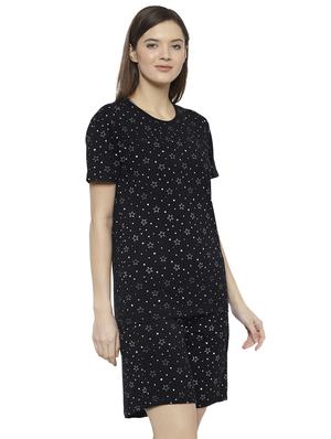 printed nightwear shorts set - 17646992 - Standard Image - 2