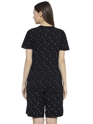 printed nightwear shorts set - 17646992 - Standard Image - 4