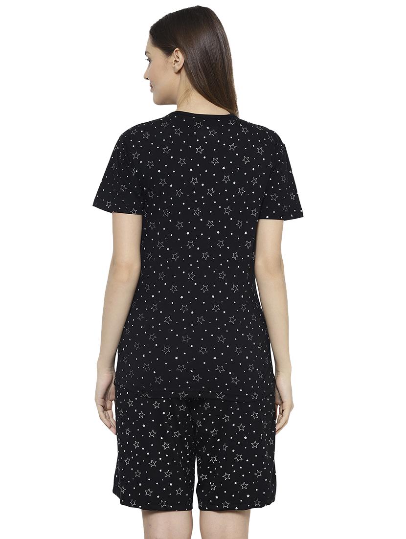printed nightwear shorts set - 17646992 - Zoom Image - 4