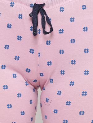 printed nightwear shorts set - 17647006 - Standard Image - 6