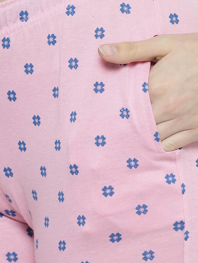 printed nightwear shorts set - 17647006 - Zoom Image - 5