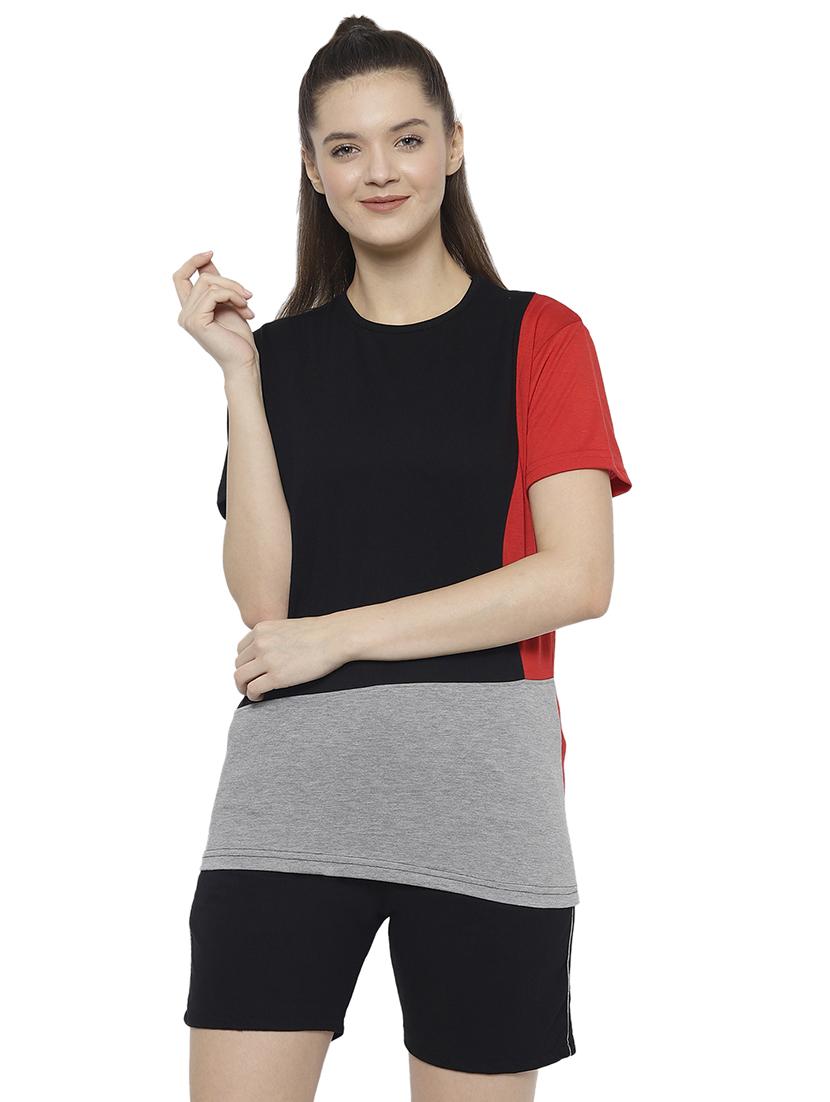 printed nightwear shorts set - 17647021 - Zoom Image - 1