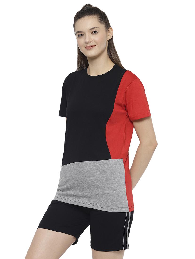 printed nightwear shorts set - 17647021 - Zoom Image - 2