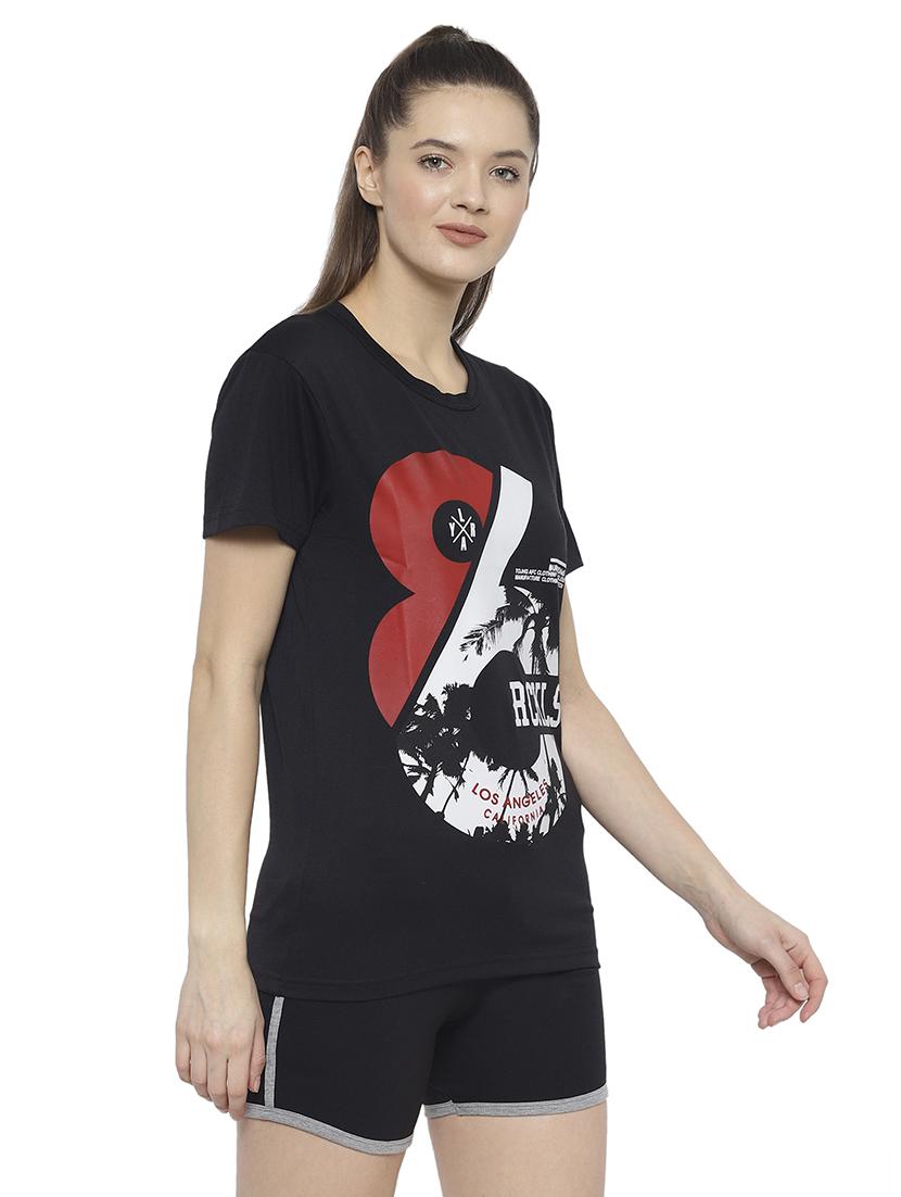 printed nightwear shorts set - 17647031 - Zoom Image - 2