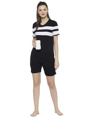 printed nightwear shorts set - 17647035 - Standard Image - 4