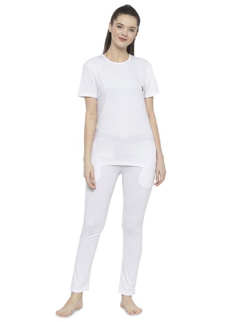 solid nightwear pyjama set - 17647040 - Standard Image - 1