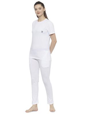 solid nightwear pyjama set - 17647040 - Standard Image - 2