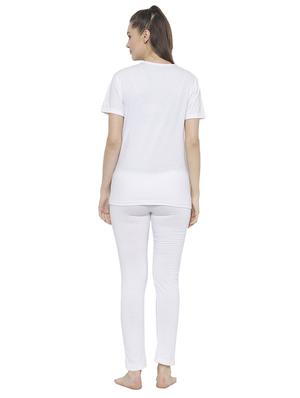 solid nightwear pyjama set - 17647040 - Standard Image - 3
