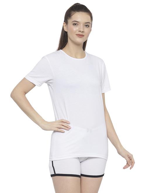 solid nightwear shorts set - 17647041 - Standard Image - 1