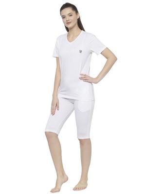 solid nightwear capri set - 17647042 - Standard Image - 2