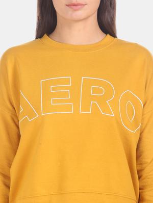 yellow cotton regular sweatshirt - 17647139 - Standard Image - 6