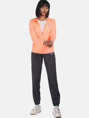 hooded neck solid sweatshirt - 17647143 - Standard Image - 3