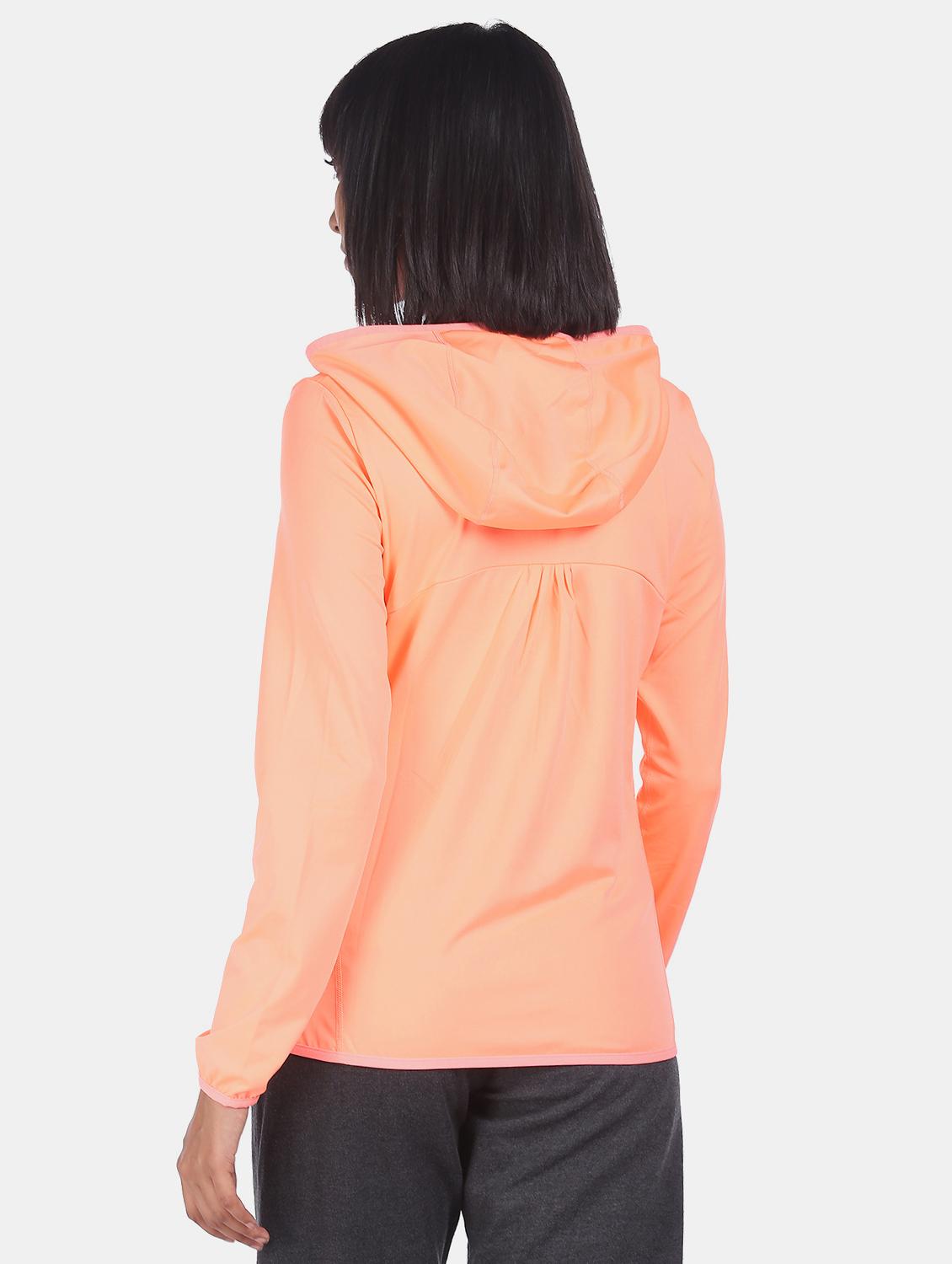 hooded neck solid sweatshirt - 17647143 - Zoom Image - 4