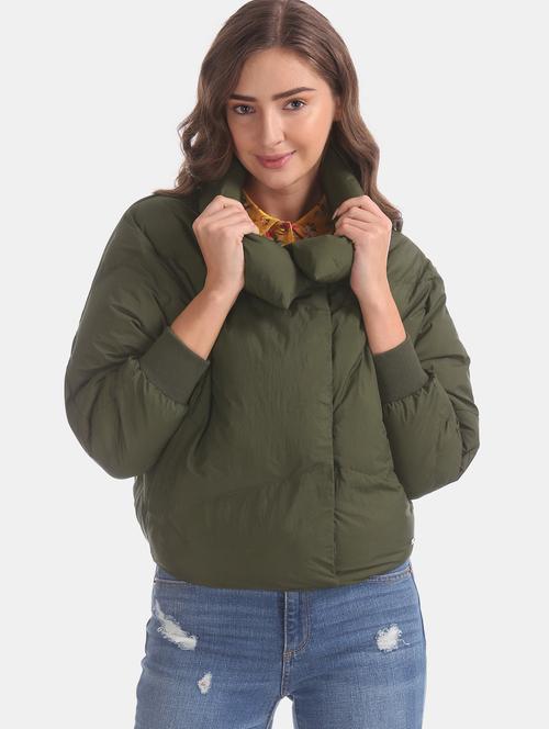 dolman sleeve quilted jacket - 17647181 - Standard Image - 1