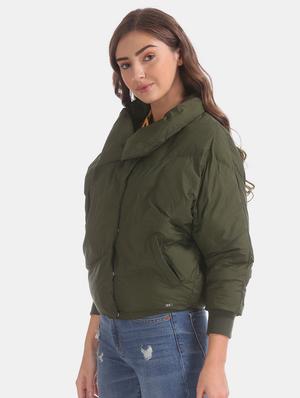 dolman sleeve quilted jacket - 17647181 - Standard Image - 2