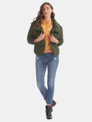dolman sleeve quilted jacket - 17647181 - Standard Image - 4