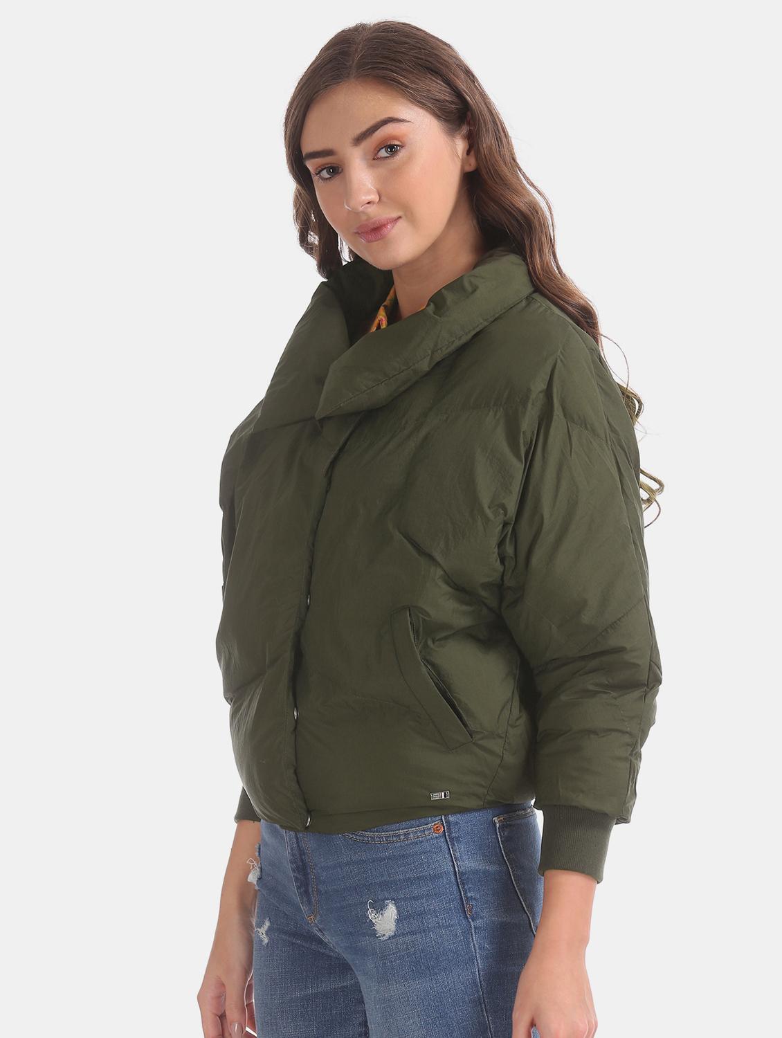 dolman sleeve quilted jacket - 17647181 - Zoom Image - 2