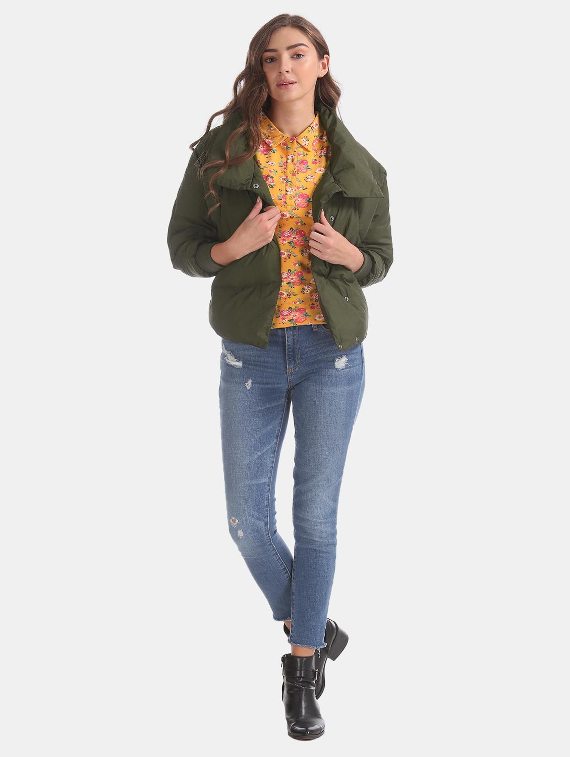 dolman sleeve quilted jacket - 17647181 - Zoom Image - 4