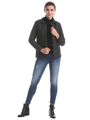 black quilted jacket - 17647184 - Standard Image - 4
