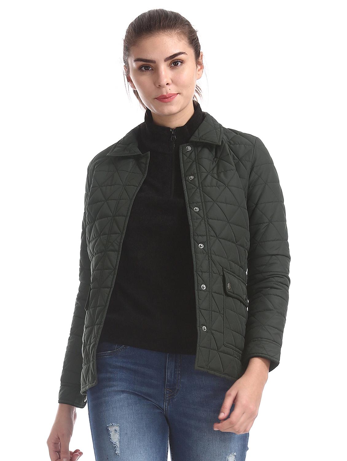 black quilted jacket - 17647184 - Zoom Image - 1