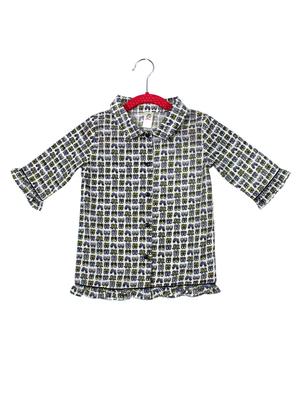black printed nightwear set - 17647293 - Standard Image - 2