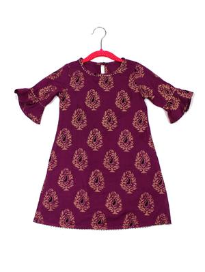 purple printed skirts set - 17647295 - Standard Image - 3