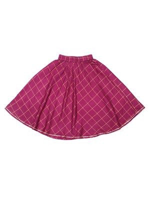 purple printed skirts set - 17647295 - Standard Image - 4