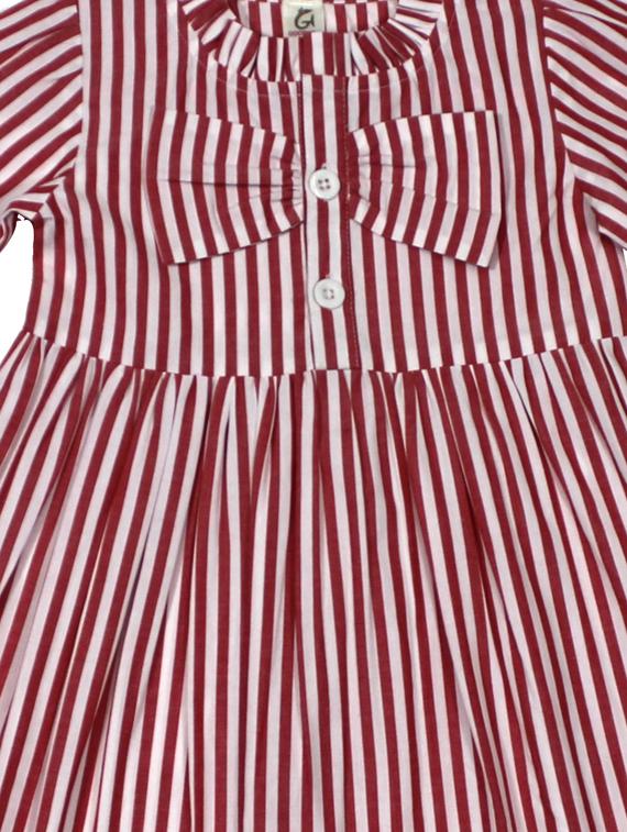 red cotton frock - 17647302 - Zoom Image - 3