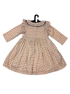 beige viscose frock - 17647303 - Standard Image - 2