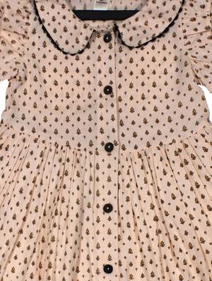 beige viscose frock - 17647303 - Standard Image - 3