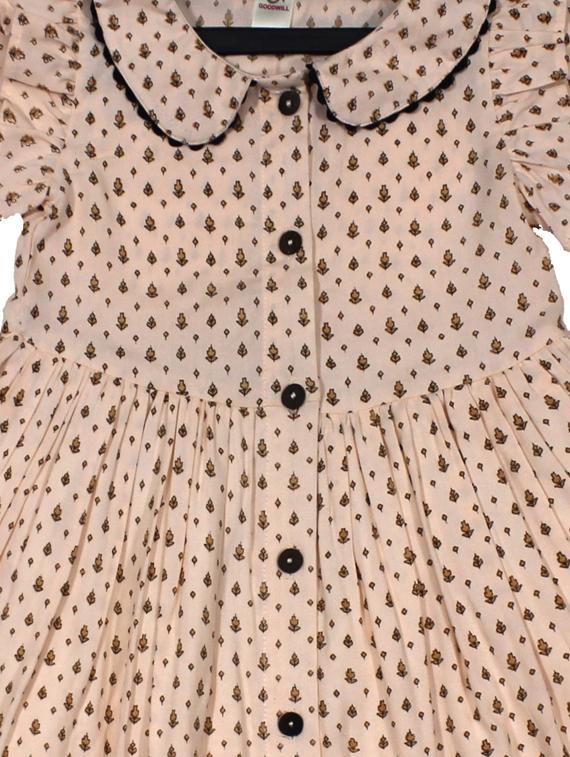 beige viscose frock - 17647303 - Zoom Image - 3