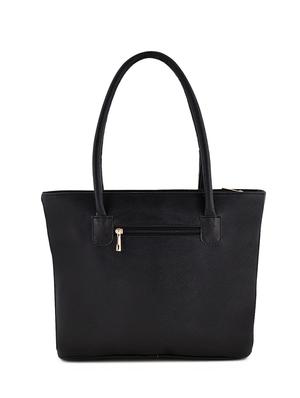black leatherette (pu) regular handbag - 17647924 - Standard Image - 2