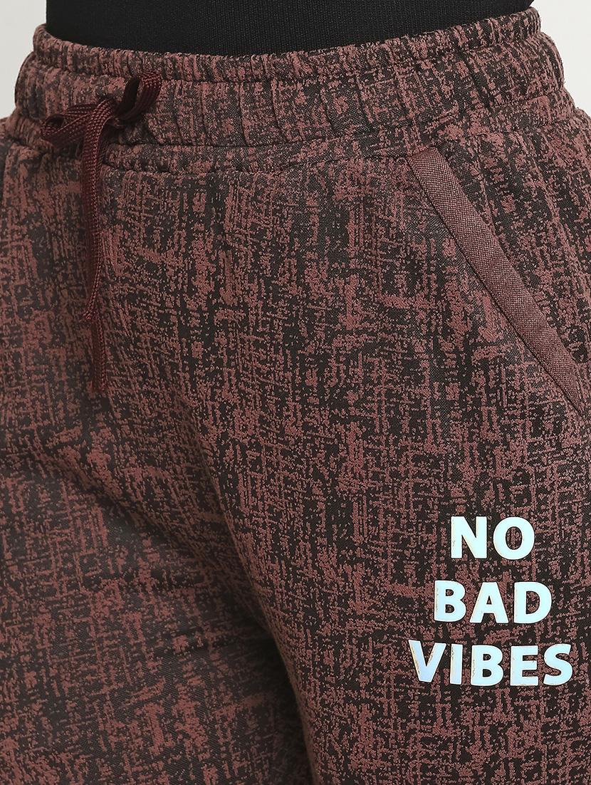 high rise drawstring waist track pants - 17648981 - Zoom Image - 4