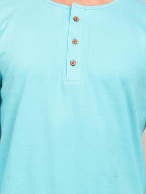 light blue solid t-shirt - 17649055 - Standard Image - 5