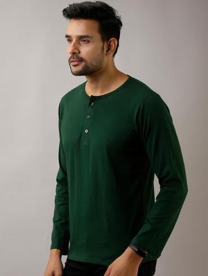 green solid t-shirt - 17649057 - Standard Image - 2