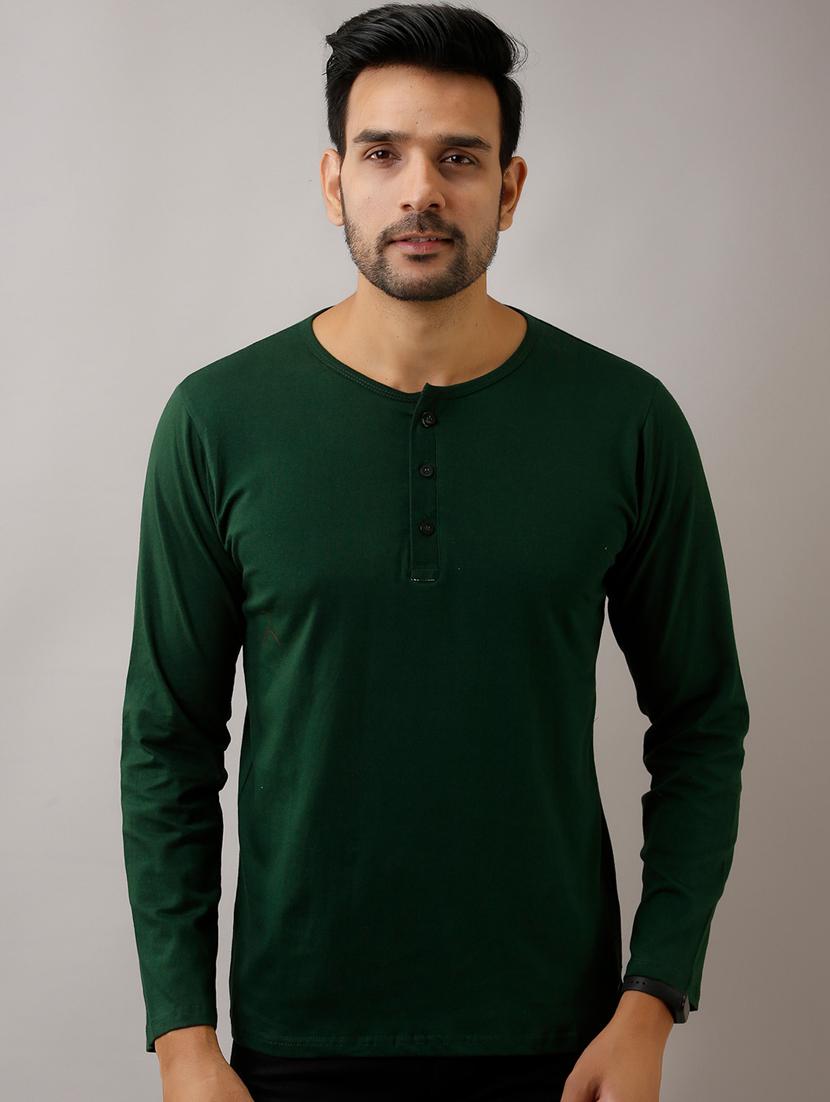 green solid t-shirt - 17649057 - Zoom Image - 1