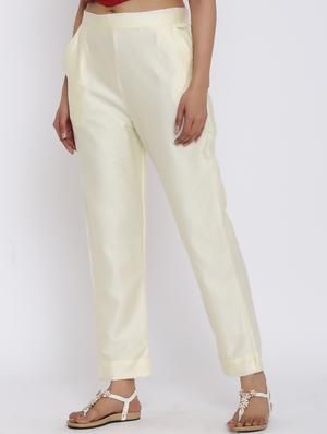 mid rise solid trouser - 17649077 - Standard Image - 2