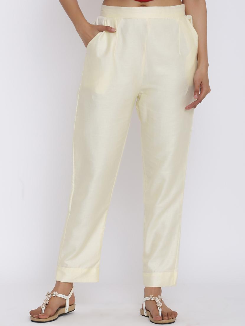 mid rise solid trouser - 17649077 - Zoom Image - 1