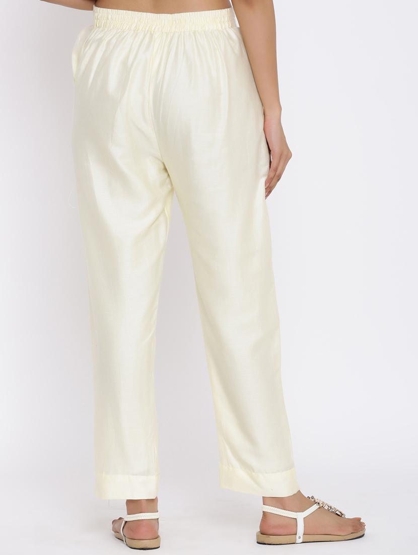 mid rise solid trouser - 17649077 - Zoom Image - 3