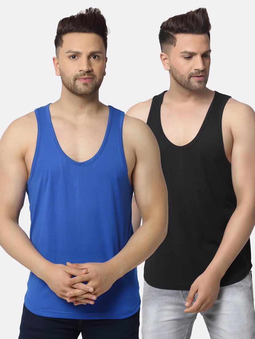 set of 2 multi colored solid vests - 17649236 - Zoom Image - 1