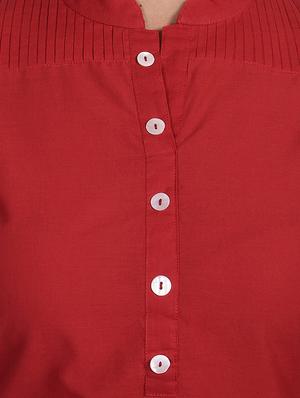 solid straight kurta - 17649521 - Standard Image - 4