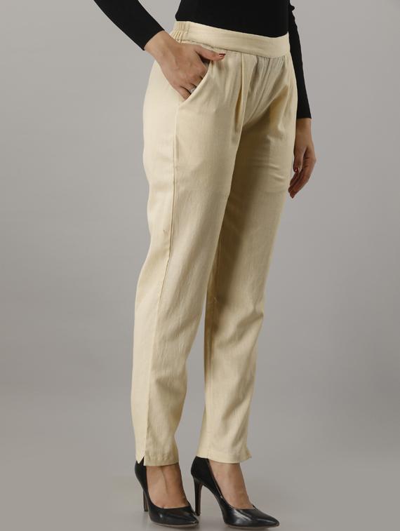 mid rise cigarette pants trouser - 17649873 - Zoom Image - 2