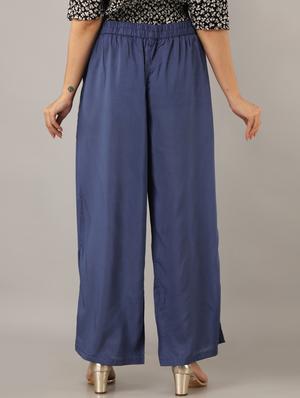 mid rise flared palazzo - 17649883 - Standard Image - 3