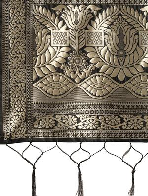 brown silk flared lehenga - 17649985 - Standard Image - 5