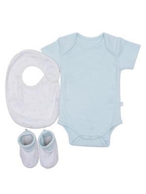 blue 100% organic cotton gift set - 17649994 - Standard Image - 2