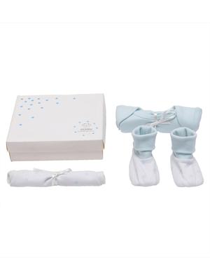 blue 100% organic cotton gift set - 17649994 - Standard Image - 4
