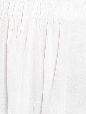 white rayon palazzos - 17650019 - Standard Image - 5