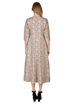 floral flared dress - 17650045 - Standard Image - 2
