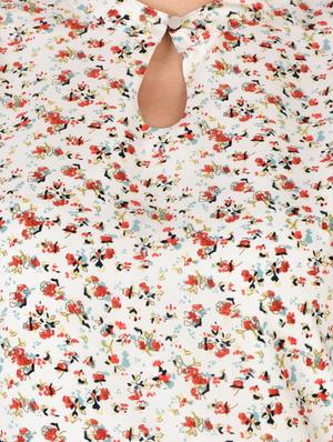 floral flared dress - 17650045 - Standard Image - 4